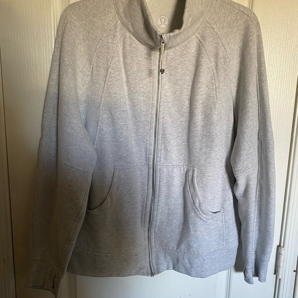 Lululemon Light Gray Hoodie XL/XXL